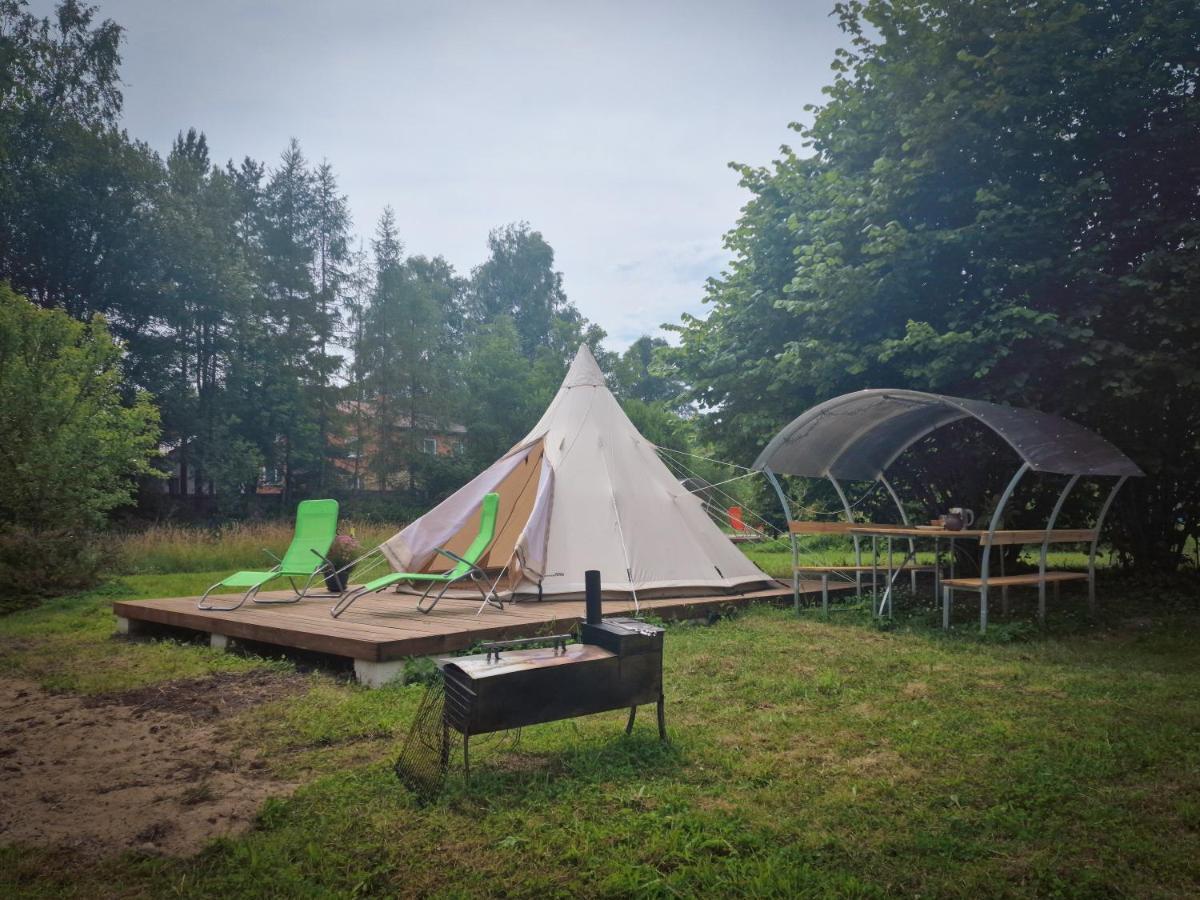 Glamping Fluffy Horns - Glempings Pukainie Ragi Hotel Plienciems Exterior photo