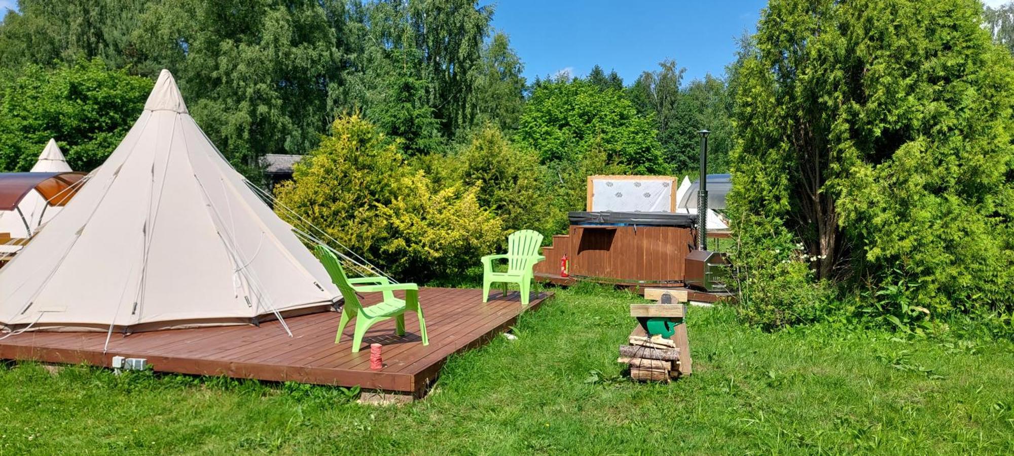 Glamping Fluffy Horns - Glempings Pukainie Ragi Hotel Plienciems Exterior photo